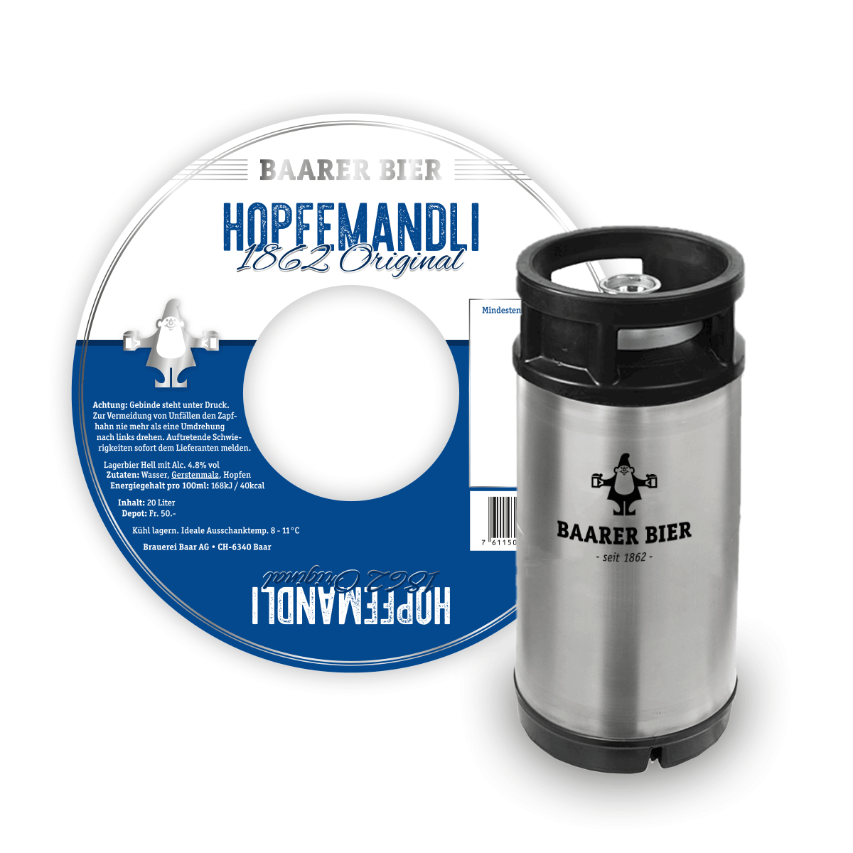 Baarer Hopfemandli 1862 Original Tank