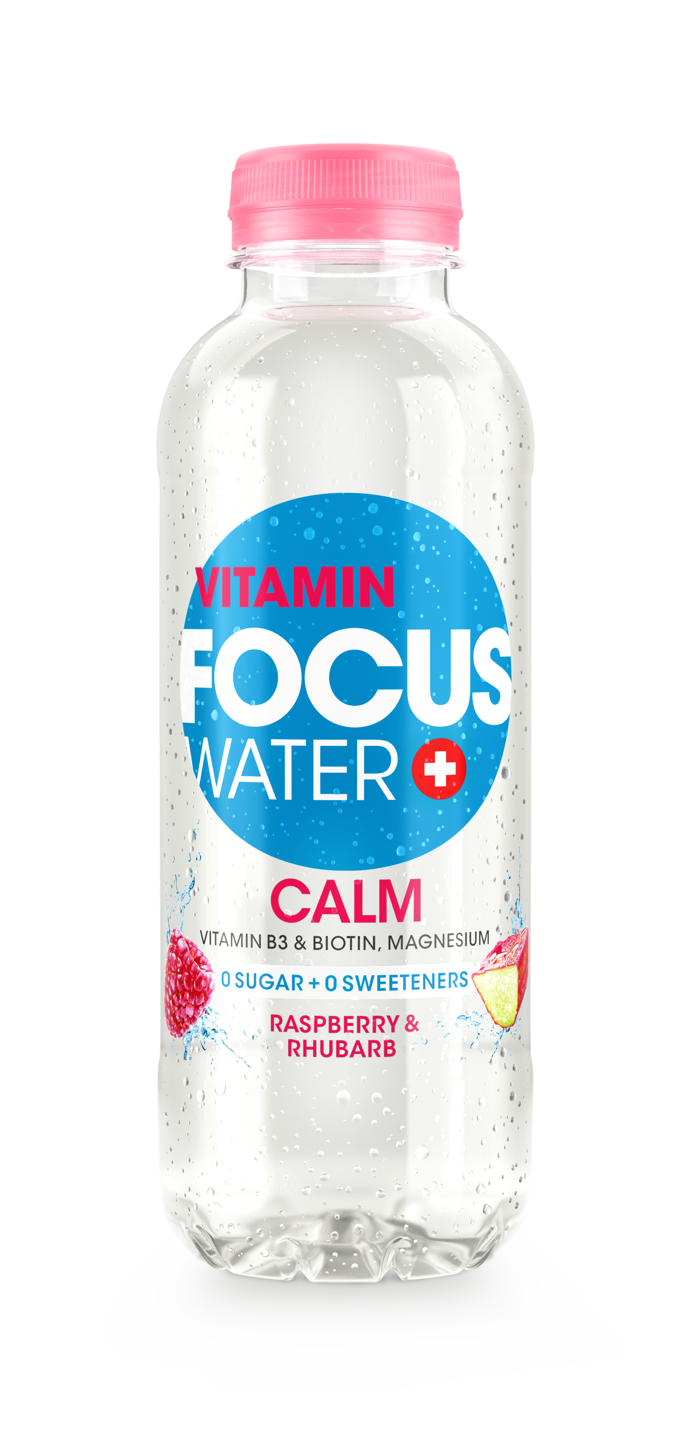 FOCUSWATER Calm Rahabarber & Himbeere
