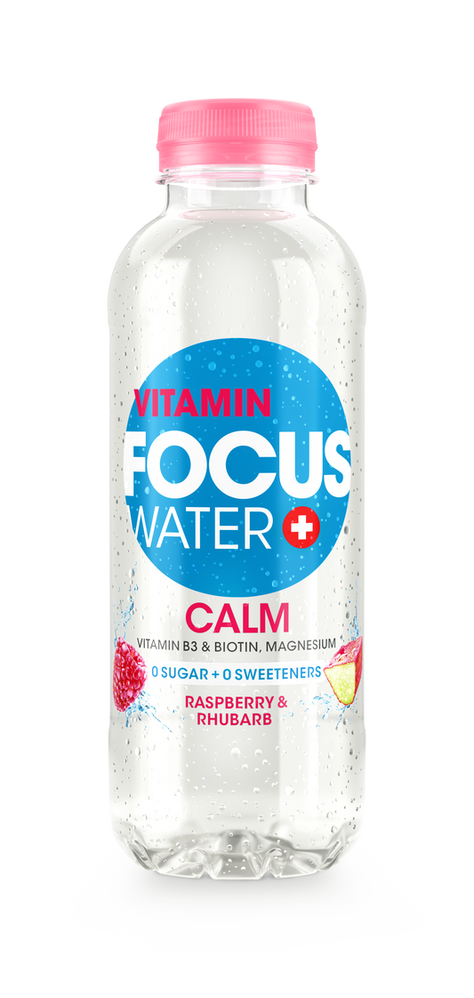 FOCUSWATER Calm Rahabarber & Himbeere