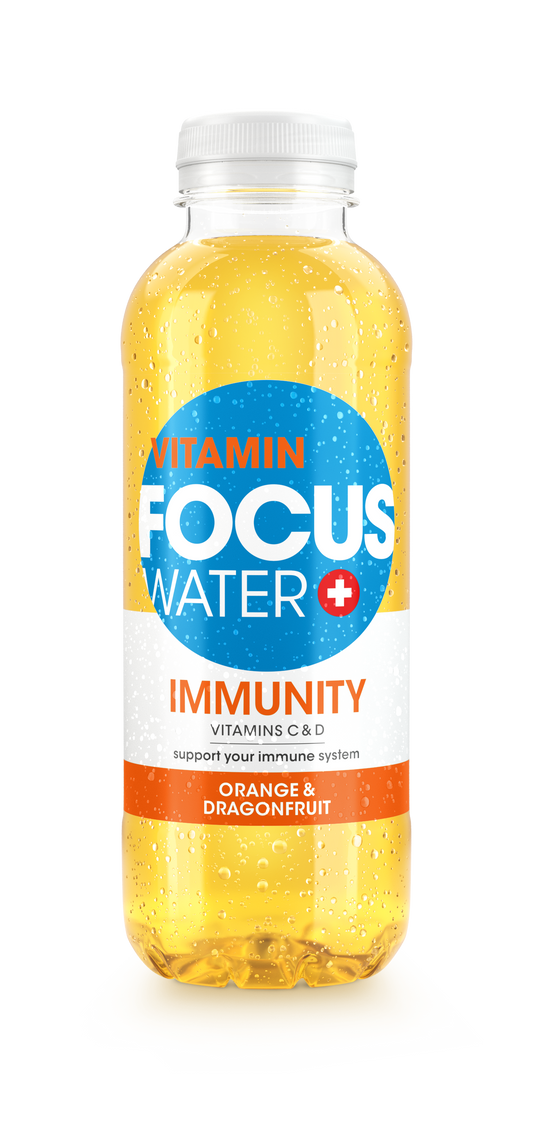 FOCUSWATER Immunity Orange & Drachenfrucht