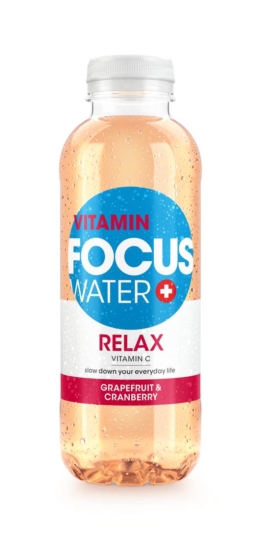 FOCUSWATER Relax Grapefruit & Cranberry