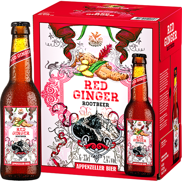 Appenzeller Red Ginger Beer Kart. 6 x 33cl
