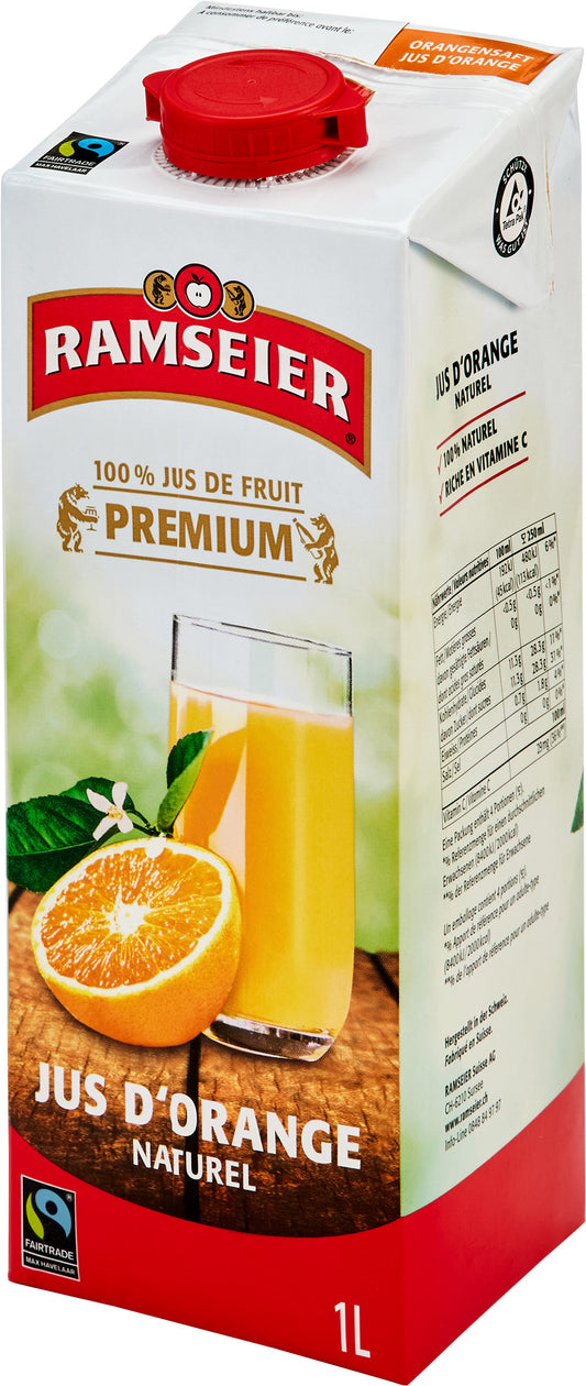 Ramseier Premium 100% Orangenjus Tetra Edge
