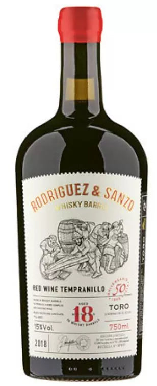 Rodriguez Sanzo Torro DO Tempranillo | 18 Monate im gerauchten Whisky Fässern