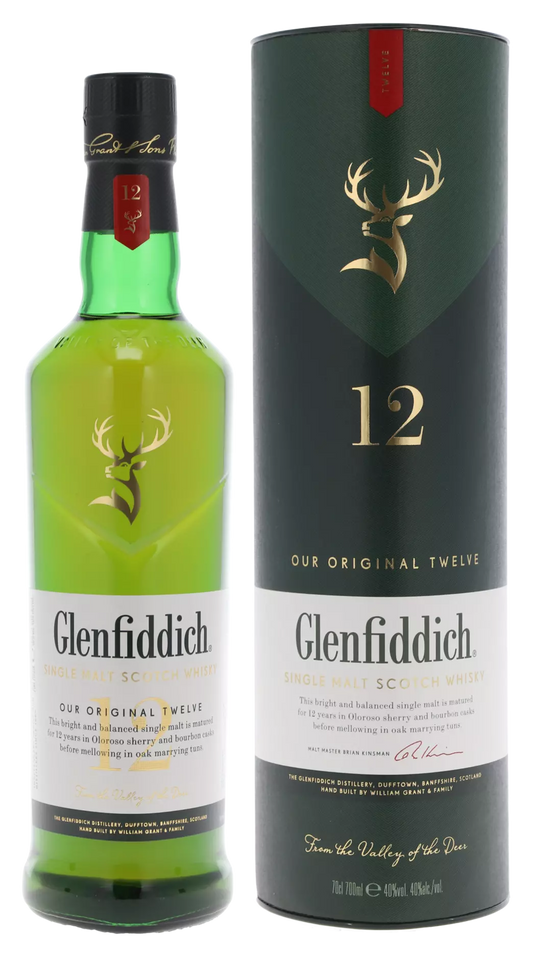 Glenfiddich our Original 12 Y Single Malt Scotch Whisky 70cl