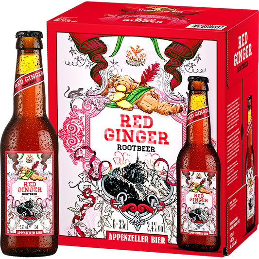 Appenzeller Red Ginger Beer Kart. 6 x 33cl
