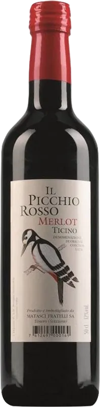 Ticino DOC Merlot Il Picchio Rosso 50cl